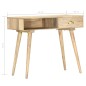 Tavolo Consolle 90x45x75 cm in Legno Massello di Mango Tavolo Consolle 90x45x75 cm in Legno Massello di Mango