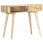 Tavolo Consolle 90x45x75 cm in Legno Massello di Mango Tavolo Consolle 90x45x75 cm in Legno Massello di Mango