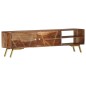 Mobile Porta TV 140x30x40cm in Legno Massello di Sheesham Mobile Porta TV 140x30x40cm in Legno Massello di Sheesham