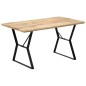 Tavolo da Pranzo 140x80x76 cm in Legno Massello di Mango Tavolo da Pranzo 140x80x76 cm in Legno Massello di Mango