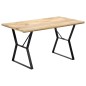 Tavolo da Pranzo 140x80x76 cm in Legno Massello di Mango Tavolo da Pranzo 140x80x76 cm in Legno Massello di Mango