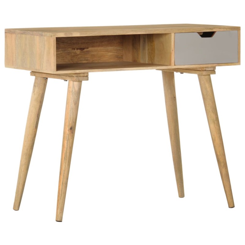 Tavolo Consolle 89x44x76 cm in Legno Massello di Mango Tavolo Consolle 89x44x76 cm in Legno Massello di Mango