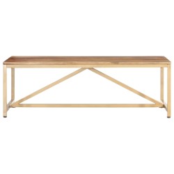 vidaXL Tavolino da Salotto 120x60x40cm in Legno Massello