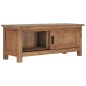 Mobile Porta TV 90x30x35 cm in Legno Massello di Teak