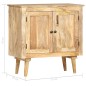 Credenza 75x35x75 cm in Legno Massello di Mango Credenza 75x35x75 cm in Legno Massello di Mango