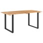 Tavolo da Pranzo 154x80x76 cm in Legno Massello di Acacia Tavolo da Pranzo 154x80x76 cm in Legno Massello di Acacia