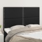 Testiere 4 pz Nere 72x5x78/88 cm in Similpelle Testiere 4 pz Nere 72x5x78/88 cm in Similpelle