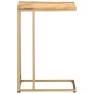 Tavolino di Servizio 35x45x65 cm in Legno Massello di Mango