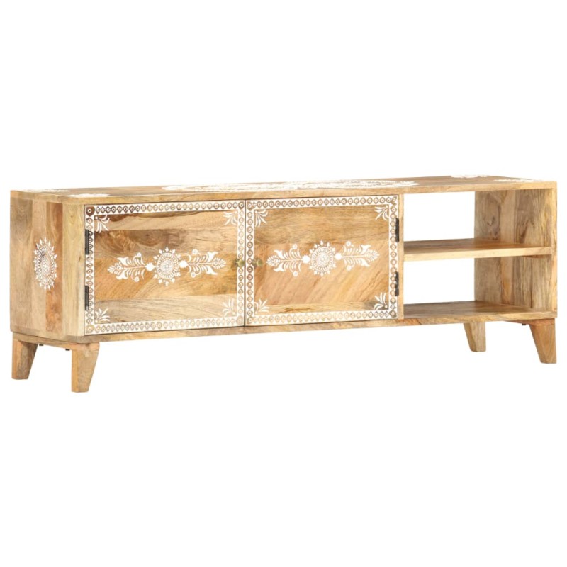 vidaXL Mobile Porta TV 120x30x40 cm in Legno Massello di Mango vidaXL Mobile Porta TV 120x30x40 cm in Legno Massello di Mango