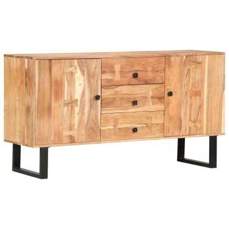 Credenza 150x40x75 cm in Legno Massello di Acacia