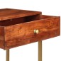 Tavolo Consolle 100x35x76 cm in Legno Massello d'Acacia Tavolo Consolle 100x35x76 cm in Legno Massello d'Acacia