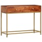 Tavolo Consolle 100x35x76 cm in Legno Massello d'Acacia Tavolo Consolle 100x35x76 cm in Legno Massello d'Acacia