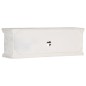 Mobile Porta TV Bianco 120x30x40 cm in Legno Massello di Mango Mobile Porta TV Bianco 120x30x40 cm in Legno Massello di Mango