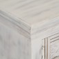 Mobile Porta TV Bianco 120x30x40 cm in Legno Massello di Mango Mobile Porta TV Bianco 120x30x40 cm in Legno Massello di Mango