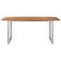 Tavolo da Pranzo 180x90x76 cm in Legno Massello di Acacia Tavolo da Pranzo 180x90x76 cm in Legno Massello di Acacia