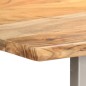 Tavolo da Pranzo 180x90x76 cm in Legno Massello di Acacia Tavolo da Pranzo 180x90x76 cm in Legno Massello di Acacia
