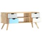 Mobile Porta TV 110x35x48 cm Legno Massello di Mango Mobile Porta TV 110x35x48 cm Legno Massello di Mango