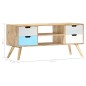 Mobile Porta TV 110x35x48 cm Legno Massello di Mango Mobile Porta TV 110x35x48 cm Legno Massello di Mango