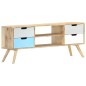 Mobile Porta TV 110x35x48 cm Legno Massello di Mango Mobile Porta TV 110x35x48 cm Legno Massello di Mango