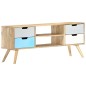Mobile Porta TV 110x35x48 cm Legno Massello di Mango Mobile Porta TV 110x35x48 cm Legno Massello di Mango