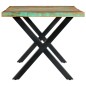 Tavolo da Pranzo 180x90x76 cm in Legno Massello di Recupero Tavolo da Pranzo 180x90x76 cm in Legno Massello di Recupero
