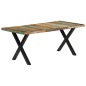 Tavolo da Pranzo 180x90x76 cm in Legno Massello di Recupero Tavolo da Pranzo 180x90x76 cm in Legno Massello di Recupero