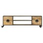 Mobile Porta TV 130x30x39 cm in Legno Massello di Mango Mobile Porta TV 130x30x39 cm in Legno Massello di Mango