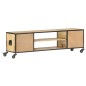 Mobile Porta TV 130x30x39 cm in Legno Massello di Mango Mobile Porta TV 130x30x39 cm in Legno Massello di Mango