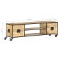 Mobile Porta TV 130x30x39 cm in Legno Massello di Mango Mobile Porta TV 130x30x39 cm in Legno Massello di Mango