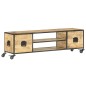 Mobile Porta TV 130x30x39 cm in Legno Massello di Mango Mobile Porta TV 130x30x39 cm in Legno Massello di Mango