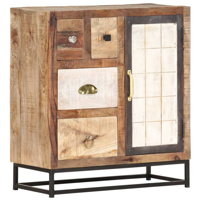 Credenza 60x30x70 cm in Legno Massello di Recupero Credenza 60x30x70 cm in Legno Massello di Recupero