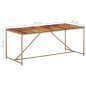 Tavolo da Pranzo 180x90x76 cm in Legno Massello di Sheesham Tavolo da Pranzo 180x90x76 cm in Legno Massello di Sheesham