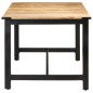 Tavolo da Pranzo 180x90x76 cm Legno Massello di Mango Grezzo