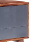 Mobile Porta TV Grigio 140x30x45 cm in Massello di Sheesham Mobile Porta TV Grigio 140x30x45 cm in Massello di Sheesham