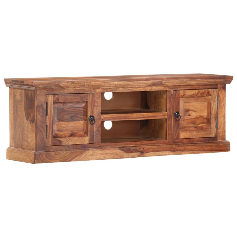 Mobile Porta TV 120x30x40 cm in Legno Massello di Sheesham Mobile Porta TV 120x30x40 cm in Legno Massello di Sheesham