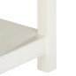 Tavolino Estensibile Bianco 90x(45-90)x45 cm in Legno di Mango Tavolino Estensibile Bianco 90x(45-90)x45 cm in Legno di Mango