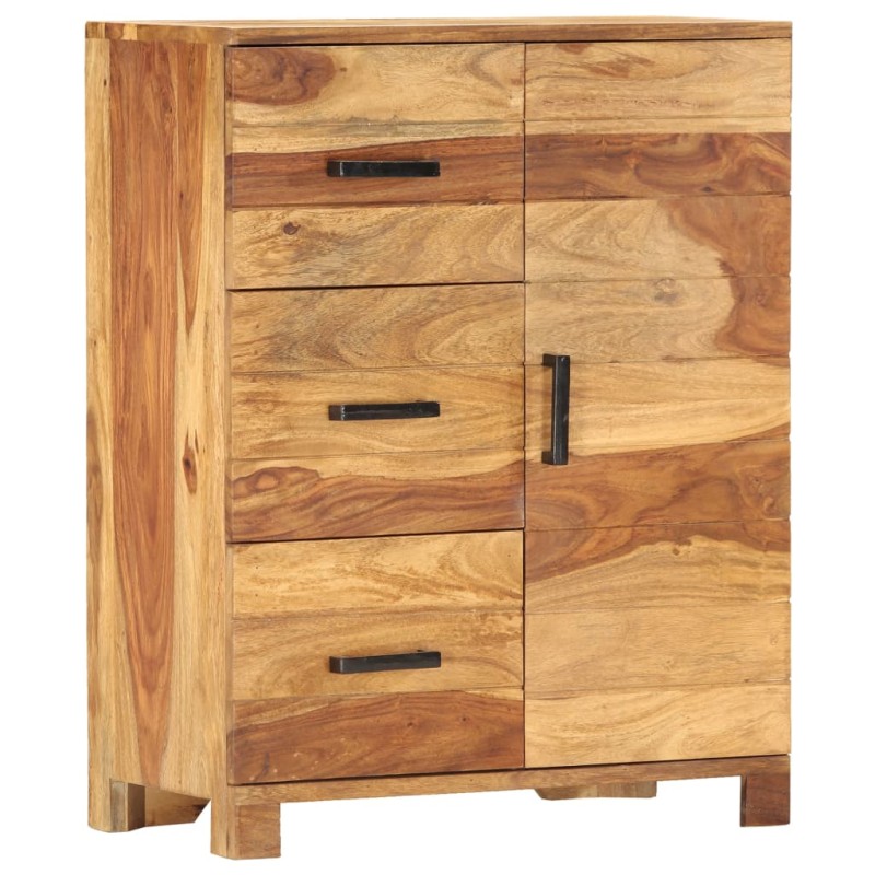 Credenza 58x30x75 cm in Legno Massello di Sheesham Credenza 58x30x75 cm in Legno Massello di Sheesham