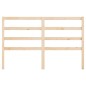 Testiera per Letto 126x4x100 cm in Legno Massello di Pino