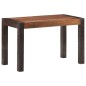 Tavolo da Pranzo 120x60x76 cm in Legno Massello di Mango Grezzo Tavolo da Pranzo 120x60x76 cm in Legno Massello di Mango Grezzo