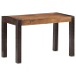 Tavolo da Pranzo 120x60x76 cm in Legno Massello di Mango Grezzo Tavolo da Pranzo 120x60x76 cm in Legno Massello di Mango Grezzo