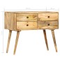 vidaXL Credenza 85x40x71 cm in Legno Massello di Mango vidaXL Credenza 85x40x71 cm in Legno Massello di Mango