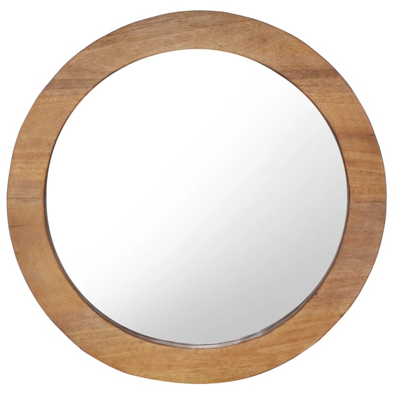 Specchio da Parete 60 cm in Legno di Teak Rotondo Specchio da Parete 60 cm in Legno di Teak Rotondo