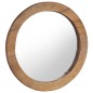 Specchio da Parete 60 cm in Legno di Teak Rotondo Specchio da Parete 60 cm in Legno di Teak Rotondo