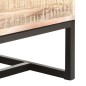 Credenza Bianca 73x30x75 cm in Legno Massello di Acacia Credenza Bianca 73x30x75 cm in Legno Massello di Acacia