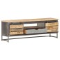 Mobile Porta TV 120x30x40 cm in Legno Massello di Mango Mobile Porta TV 120x30x40 cm in Legno Massello di Mango