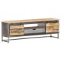 Mobile Porta TV 120x30x40 cm in Legno Massello di Mango Mobile Porta TV 120x30x40 cm in Legno Massello di Mango