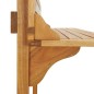 vidaXL Tavolo da Bar da Balcone 90x37x122,5 cm in Massello di Acacia