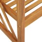 vidaXL Sedie da Giardino 2 pz in Legno Massello d'Acacia vidaXL Sedie da Giardino 2 pz in Legno Massello d'Acacia