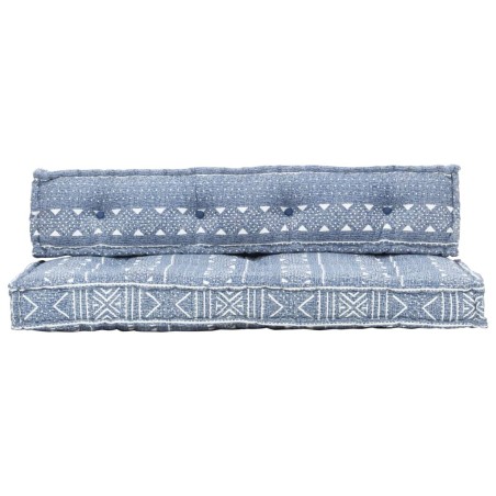 Cuscino per Divani Pallet Indaco in Tessuto Patchwork