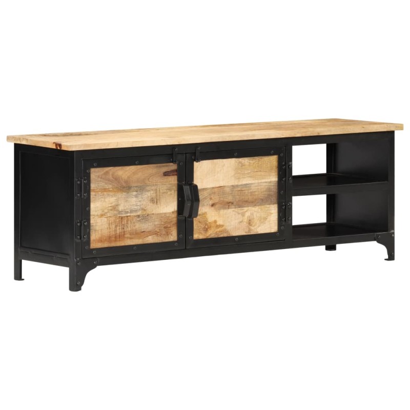 Mobile Porta TV 120x30x40 cm in Legno Massello di Mango Mobile Porta TV 120x30x40 cm in Legno Massello di Mango
